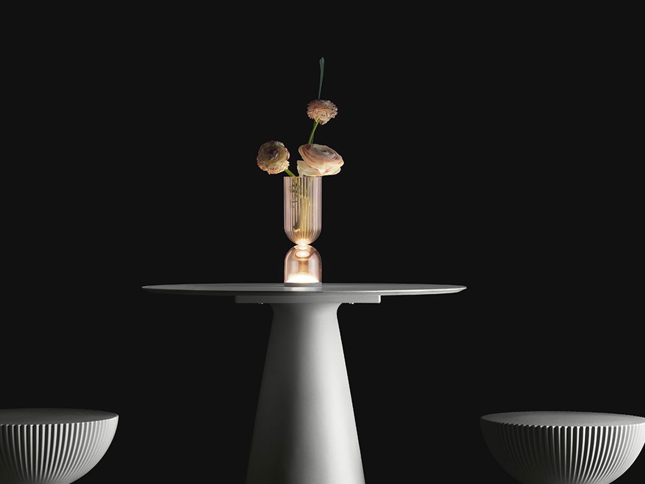 ВАЗа / настольная лампа из ПММА Lyxo Design ALBA ARCH-00048208 - Вид №2