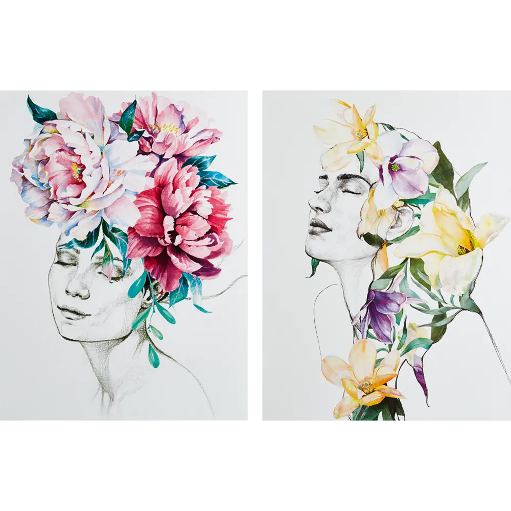 Постер Арт дизайн Сама весна 30x40 см 2 шт STLM-2026575