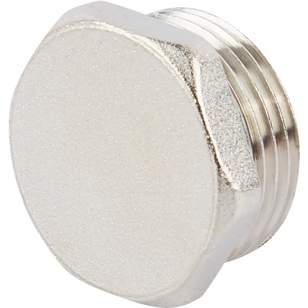 Заглушка Valfex латунная никелированная 1 дюйм для трубопроводов 84505563 STLM-0800782