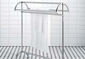 Gentry Home Trevor Вешалка для полотенец отдельно стоящая Unique Темный никель GH102021 - Вид №1