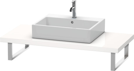 LC102C05151 L-Cube Консоль для накладных раковин и встраиваемых умывальников Сосна коричневая, декор Duravit - Вид №1