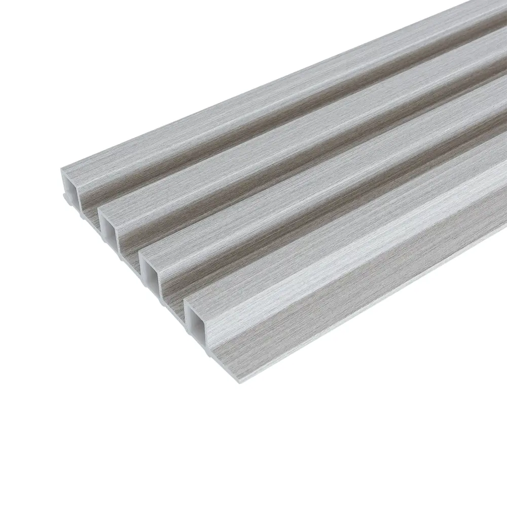 DEKOR PANEL Стеновая панель ПВХ Рейка под дуб светло-серый 88537723 STLM-1341164 - Вид №1