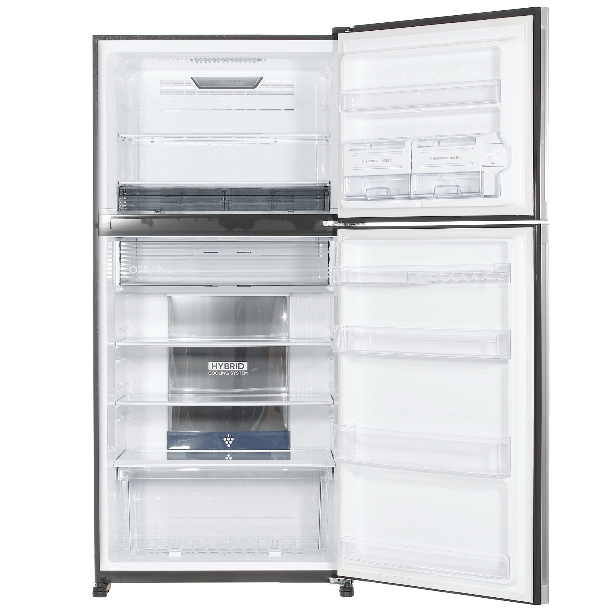 8117592 Холодильник с морозильником   Sharp SJXG60PMBK черный STDN-0069763 - Вид №1