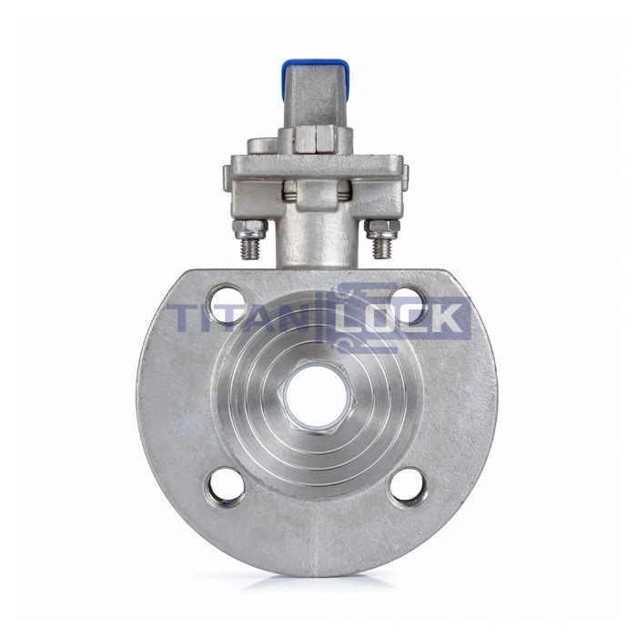 Кран шаровый межфланцевый нерж 304, DN25 TL025BVFS TITAN LOCK  - Вид №3