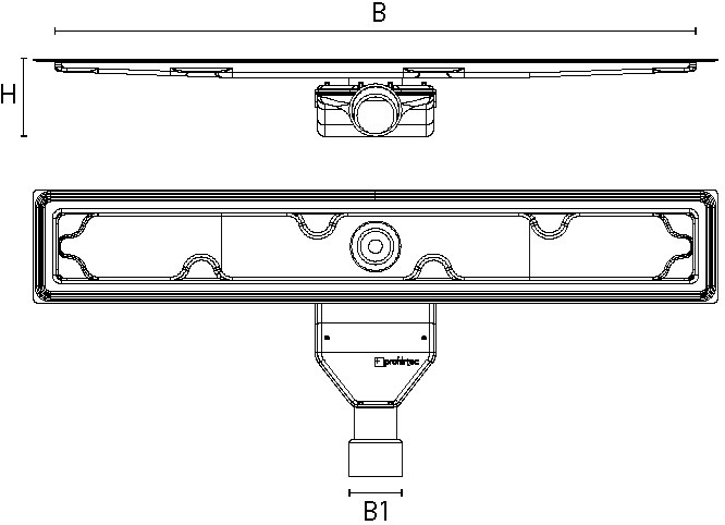 PROFILITEC Дренажный канал Showertec Stl-bs, stl-bl, stl-bv, stl-bl - Вид №5