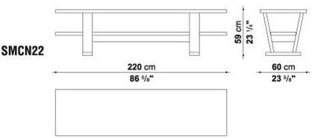 Maxalto Консоль / стол из дерева Cicero sun-id-1426179 - Вид №3