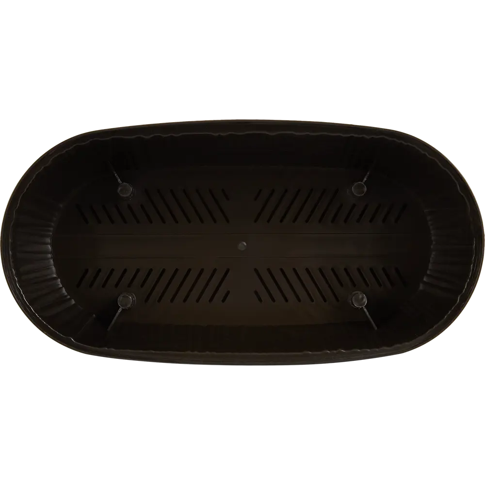 Горшок цветочный Ingreen Barcelona 14.4x27.7 h12.2 см v2.7 л пластик серый STLM-2005355 - Вид №2