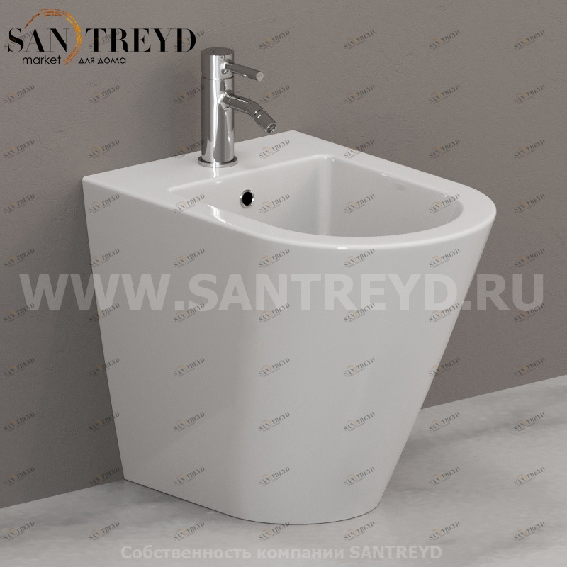 FO010BI Биде напольное FORTY3 Ceramica Globo