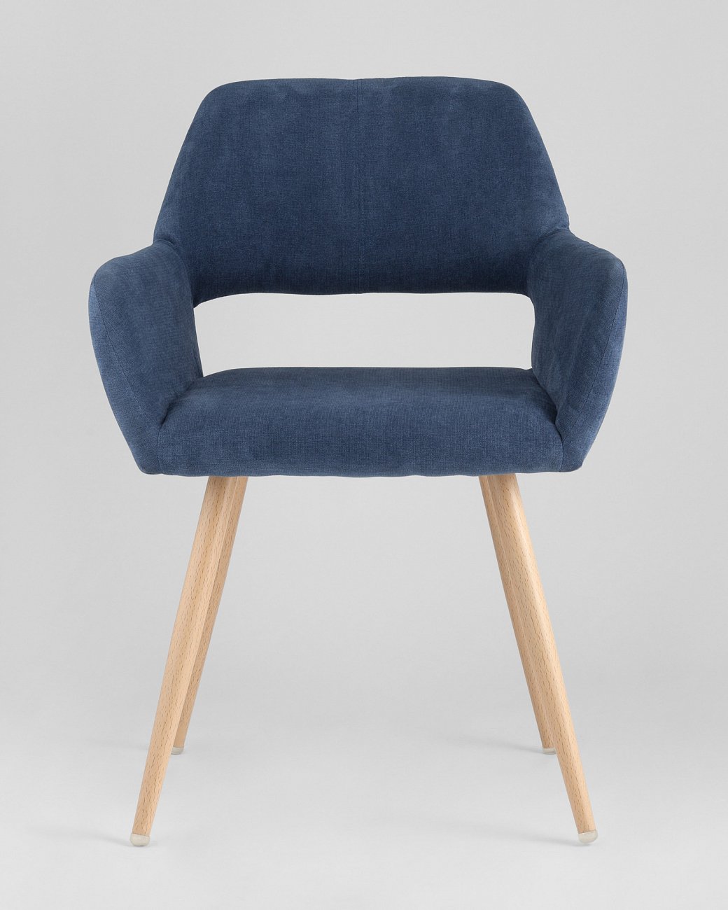 Стул с подлокотниками мягкий синий "Кромвель" STOOL GROUP ДИЗАЙНЕРСКИЕ 00-3881960 Синий  - Вид №1