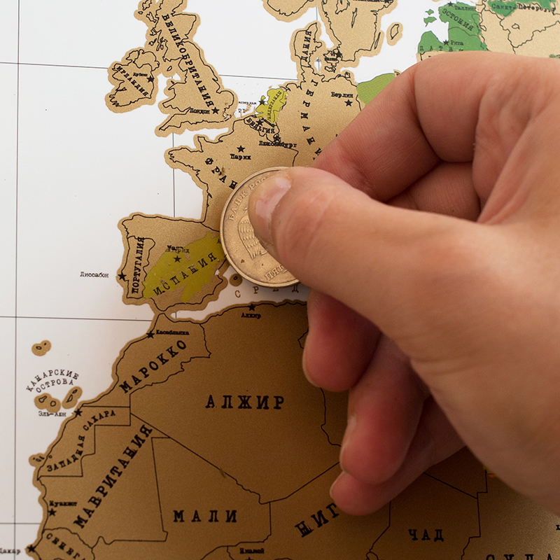 0346 Карта мира true map BadLab  - Вид №5