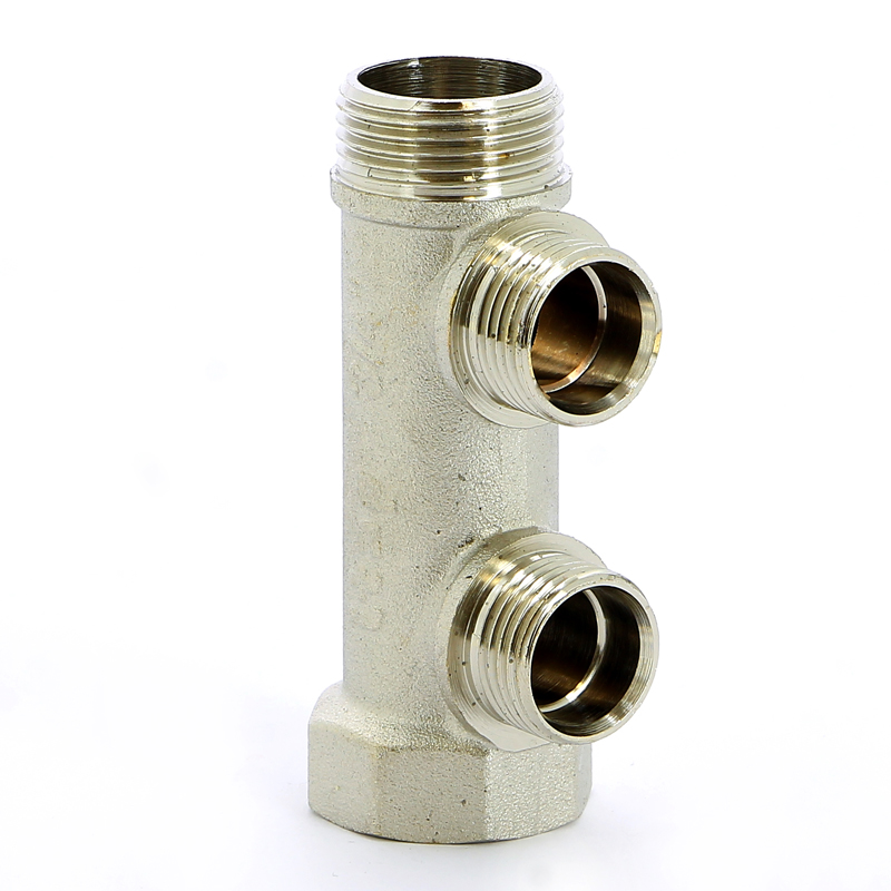 Коллектор НВ 3/4" никелированный ITAP 2 выхода 1/2"Н 38мм 455342