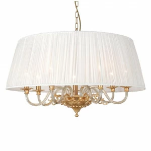 Люстра дизайнерская Silently белая с золотом 2507/C NEWPORT ДИЗАЙНЕРСКИЕ 057681 Белый