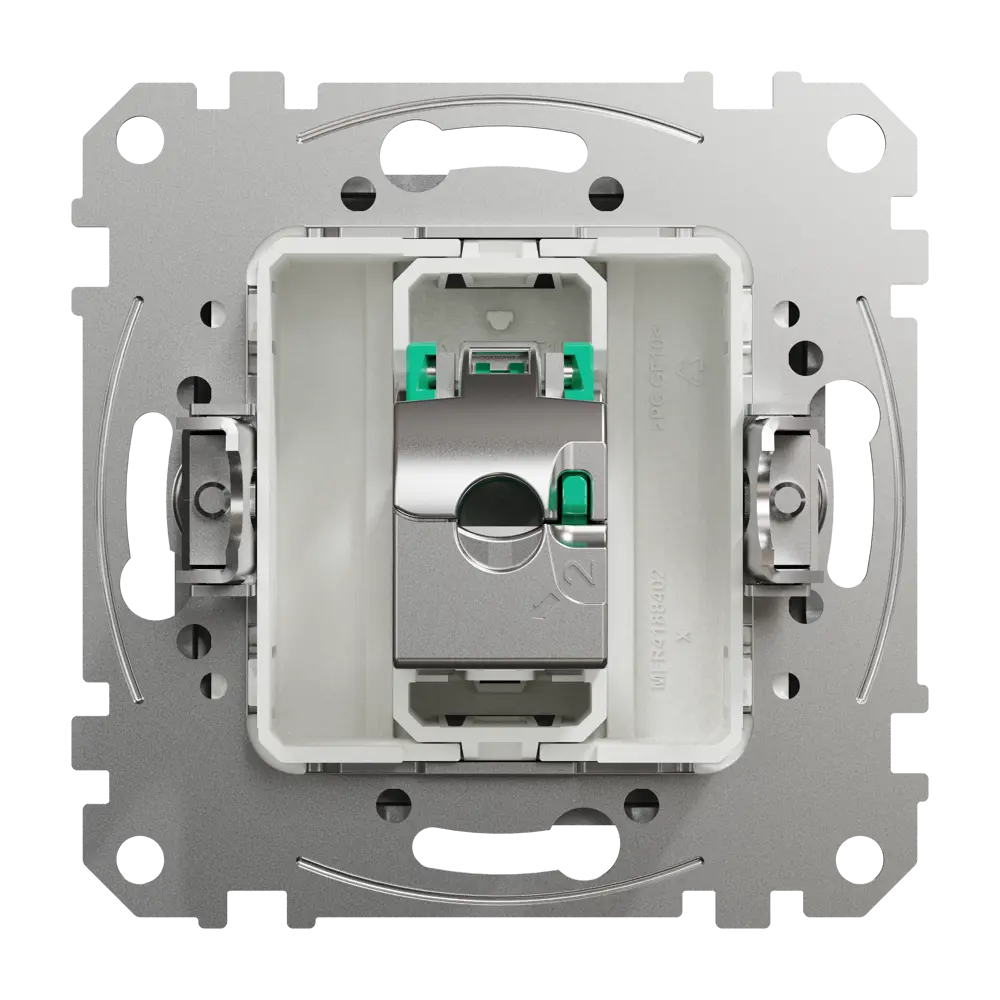 Розетка компьютерная встраиваемая Systeme Electric Sedna Design RJ45 cat 5E, цвет алюминий STLM-2023215 - Вид №2