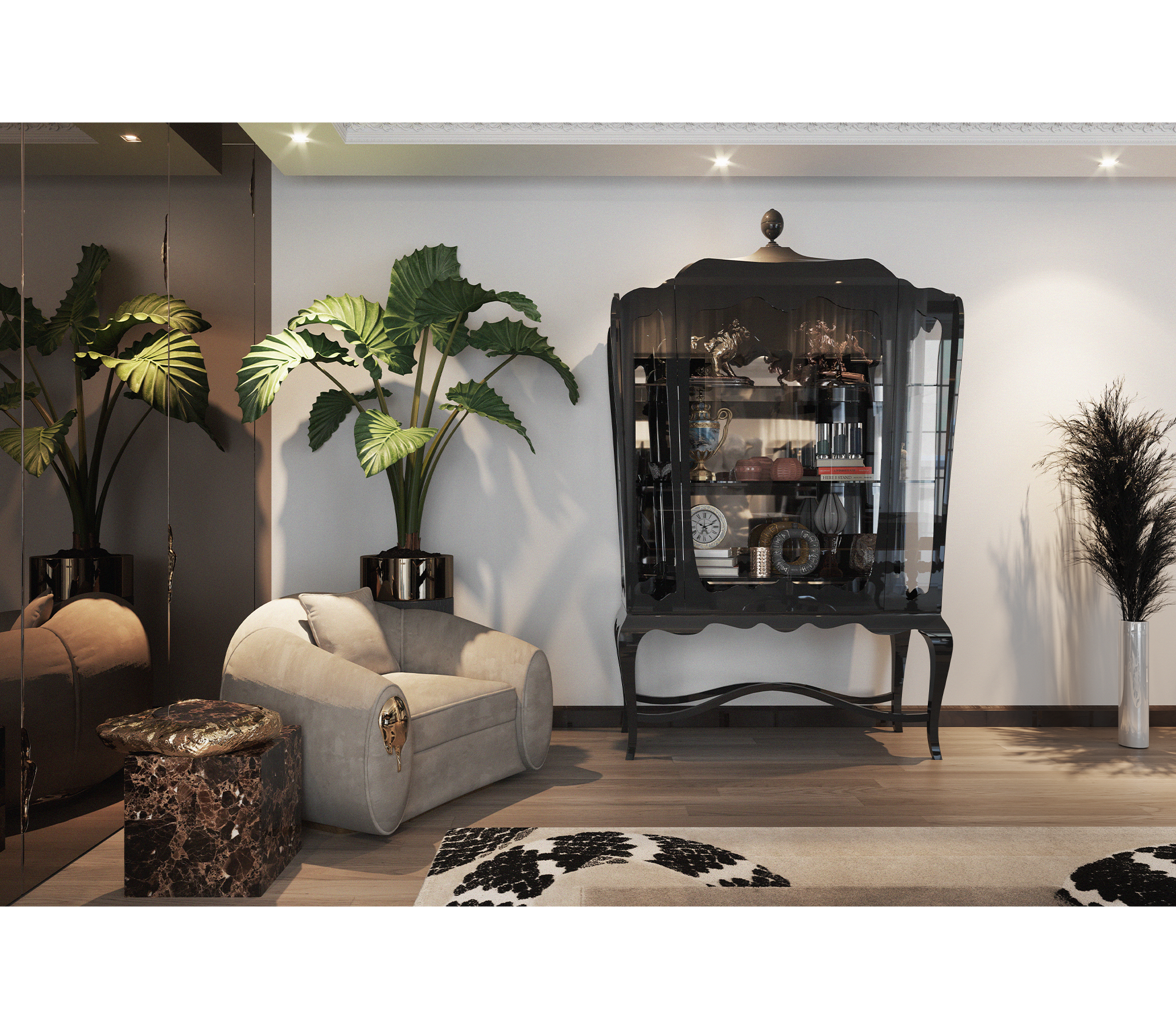 0-311 Приставной столик Стоунхенджа Boca Do Lobo  - Вид №6