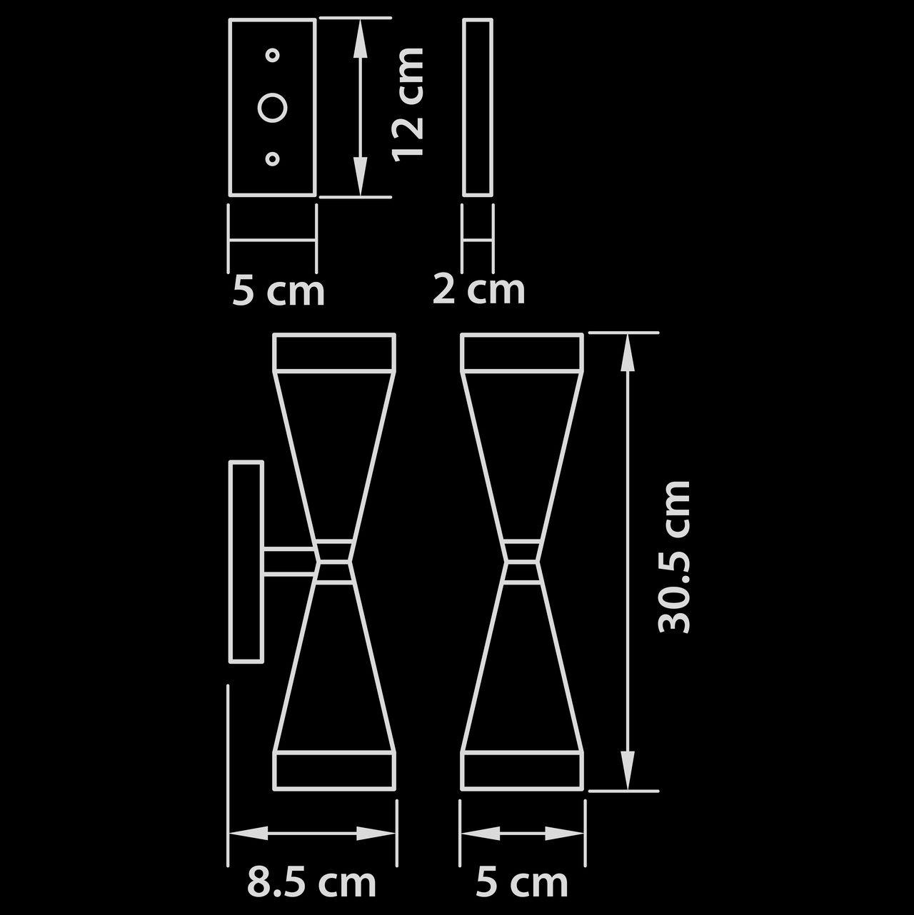 Бра Lightstar Punto 807627 LIGHTSTAR ОРИГИНАЛЬНЫЕ 077597 Белый;черный  - Вид №1