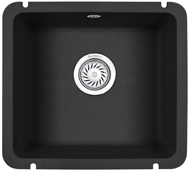3601, ЧЁРНЫЙ, кухонная мойка, кварц