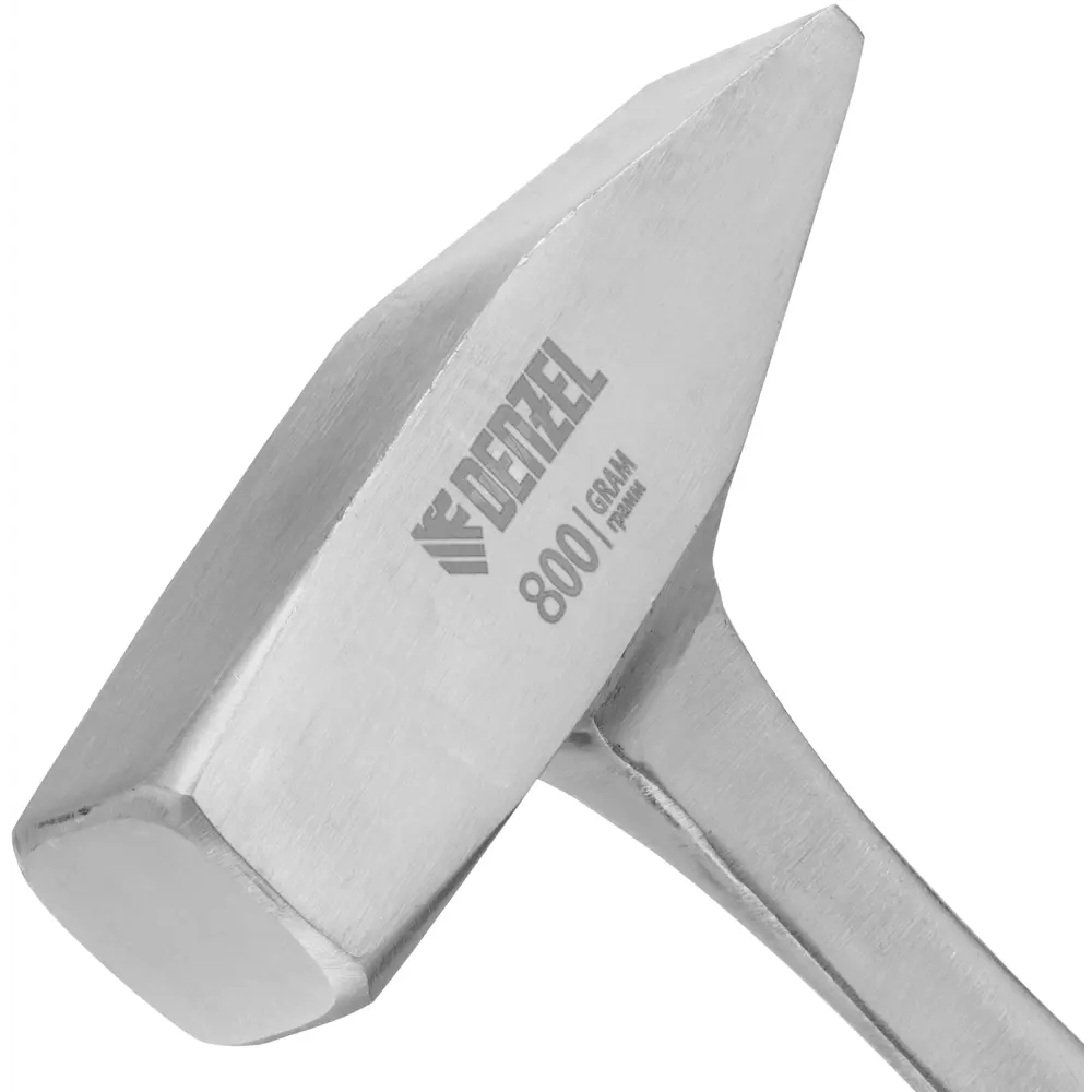 Молоток слесарный DENZEL с прорезиненной рукояткой 800 г 89365363 STLM-0839472 - Вид №4