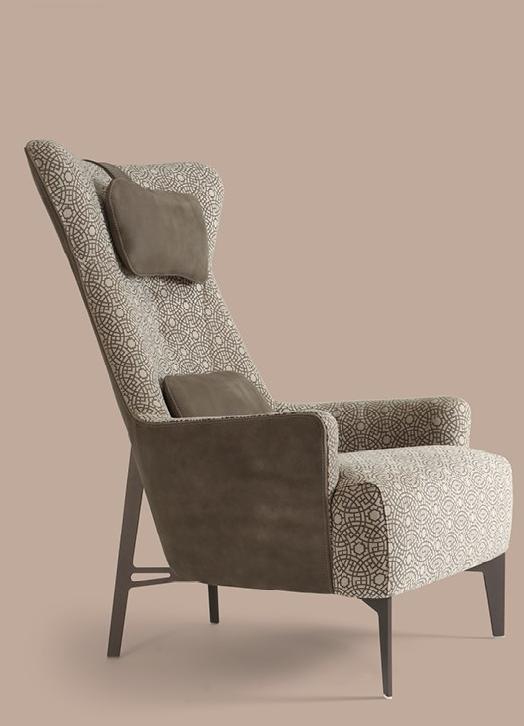 Borzalino Кресло Bergere из ткани sun-id-1447958 - Вид №1