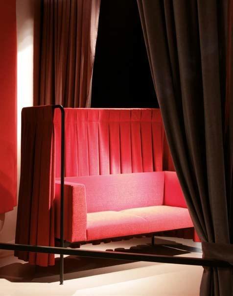 Caimi Brevetti 2-х местный тканевый диван с высокой спинкой Snowsound extra sun-id-1505372 - Вид №4