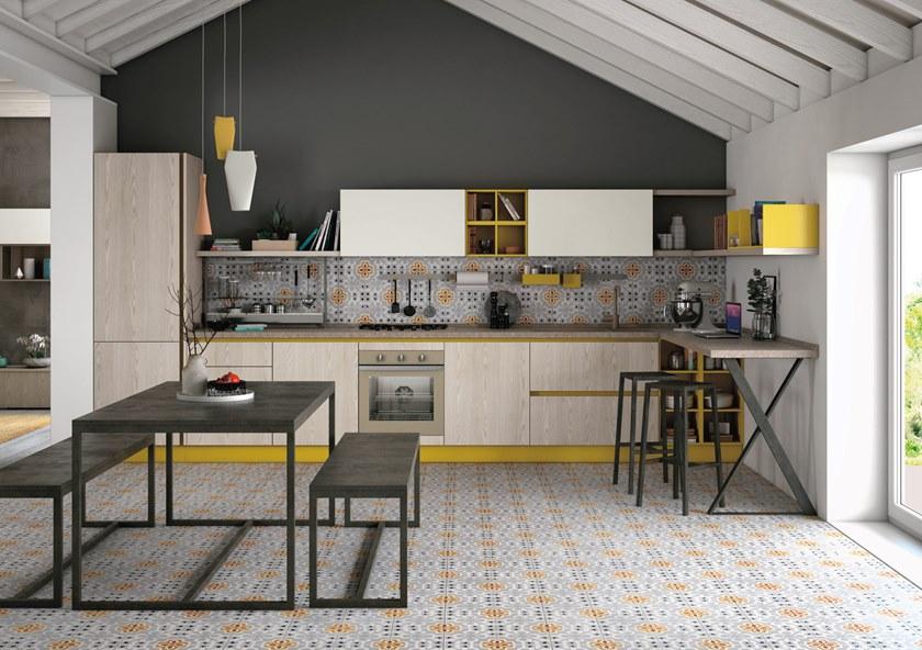 CREO Kitchens Кухня без ручек Tablet sun-id-1375593 - Вид №1