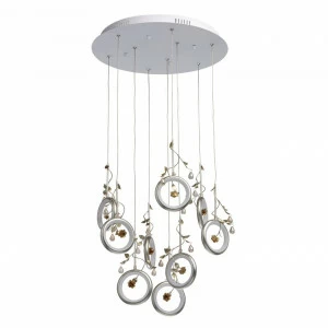 Подвесная люстра MW-Light Ивонна 3 459011309 MW-LIGHT ДИЗАЙНЕРСКИЕ, ИВОННА 285788 Белый