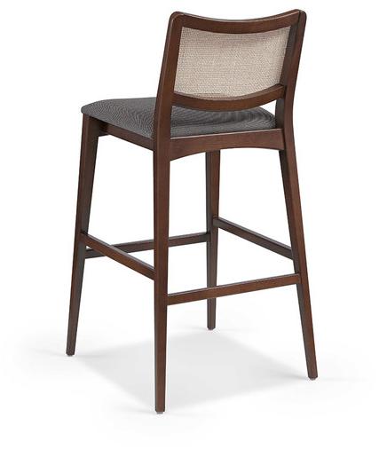 Fenabel Высокий деревянный табурет с подставкой для ног Spirit sun-id-1429895 - Вид №1