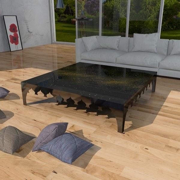 Unica by Tecnotelai Журнальный столик из закаленного стекла Le mille e una notte sun-id-1495292 - Вид №1