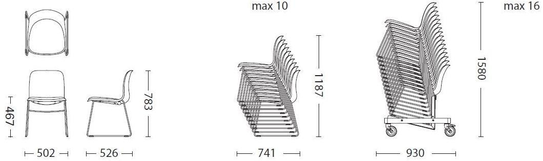 Howe Санный стул Sixe sun-id-1463056 - Вид №5