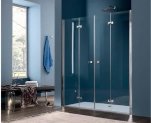 INDA® Душевая кабина ниша стеклянная с откидной дверцей Sim