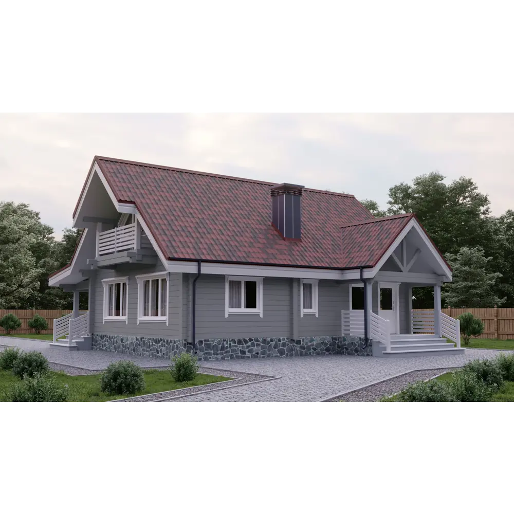 Лист Ондувилла 400x1070 мм красный ONDUVILLA STLM-2083215 - Вид №3