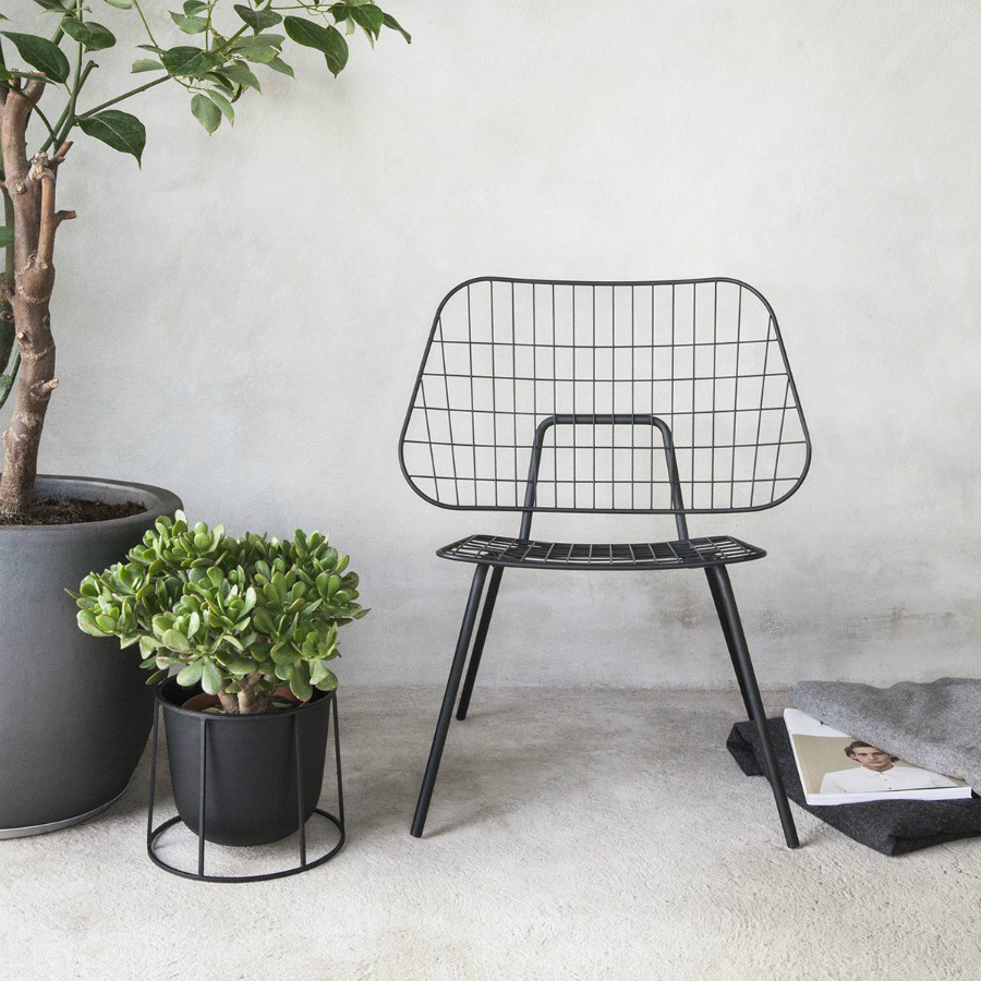 4774539 MENU Проволочный горшок Черный  - Вид №1