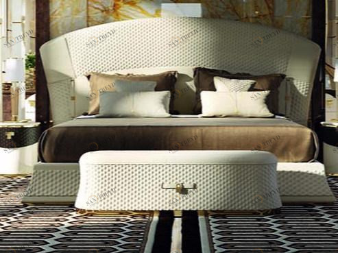 Turri Мягкая кожаная скамейка Vogue sun-id-1413912