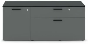 Bralco Низкий офисный шкаф с распашными дверцами и замком Operative