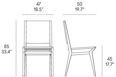 Casamania & Horm Стул из орехового дерева, обитый тканью или кожей sun-id-1452323 - Вид №8