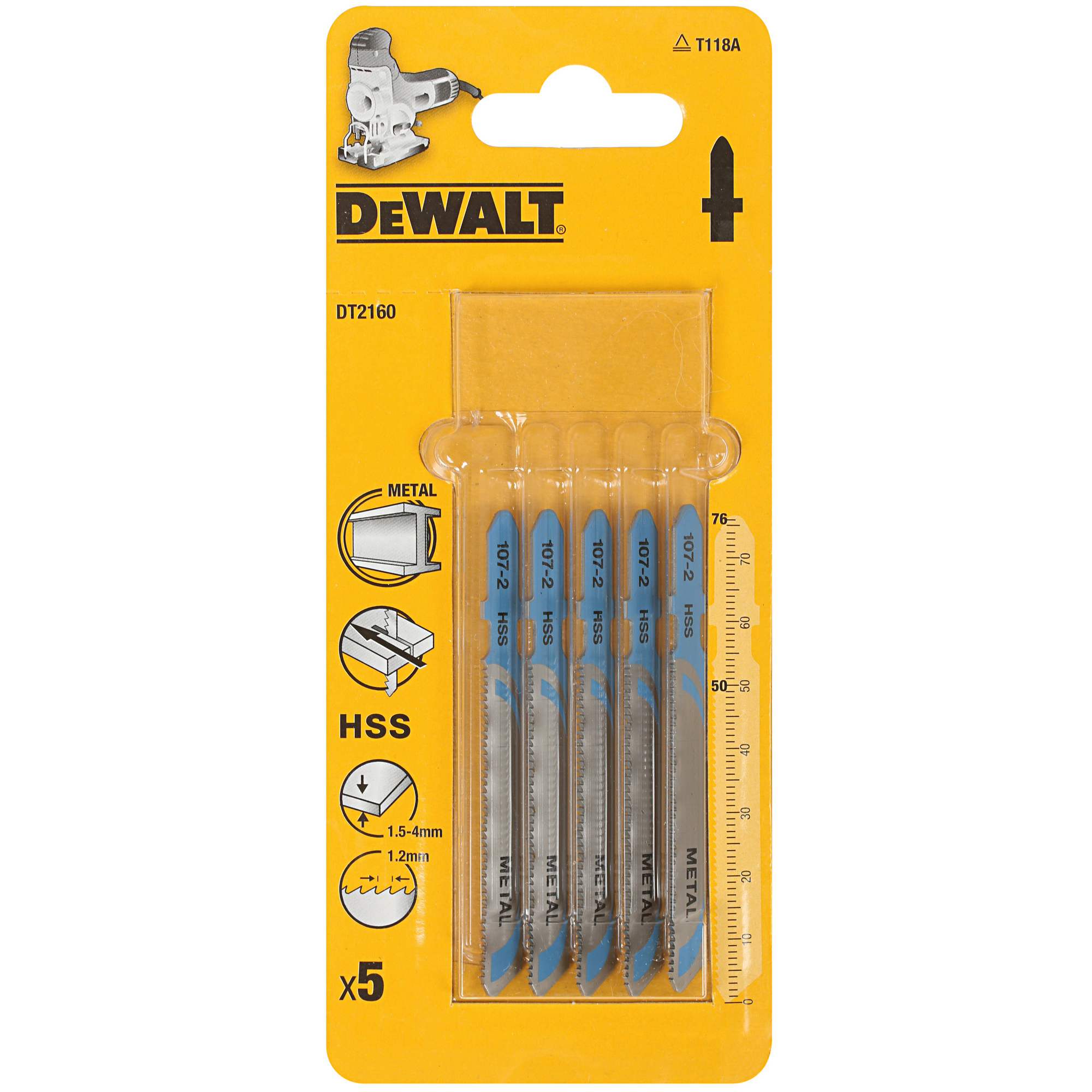 Пилка для лобзика DeWalt DT2160 5303356 STDN-0093054