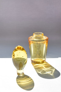 Ваза из дутого стекла