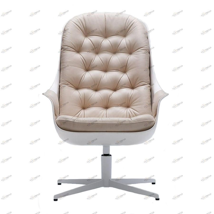 Кресло Blackbird, молочное Sits S1061