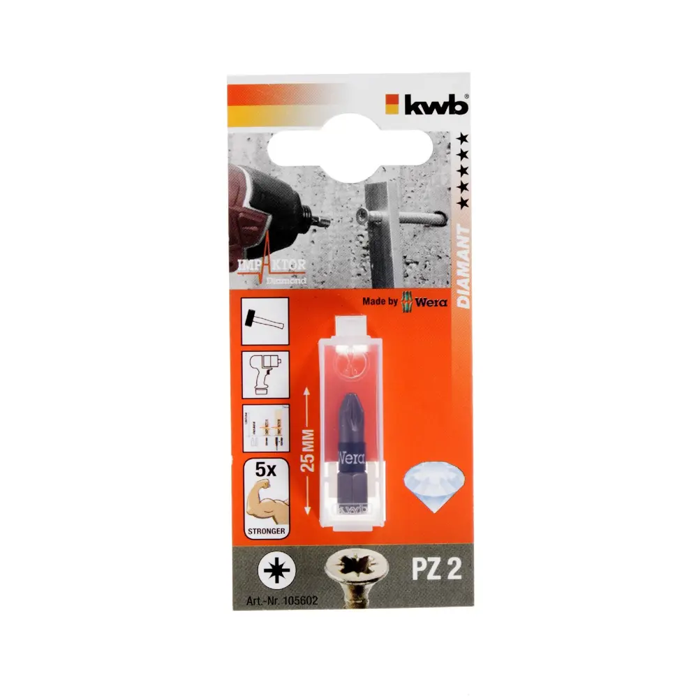 Бита impaktor KWB PZ2, 25 мм 15242504 STLM-2197005  - Вид №1