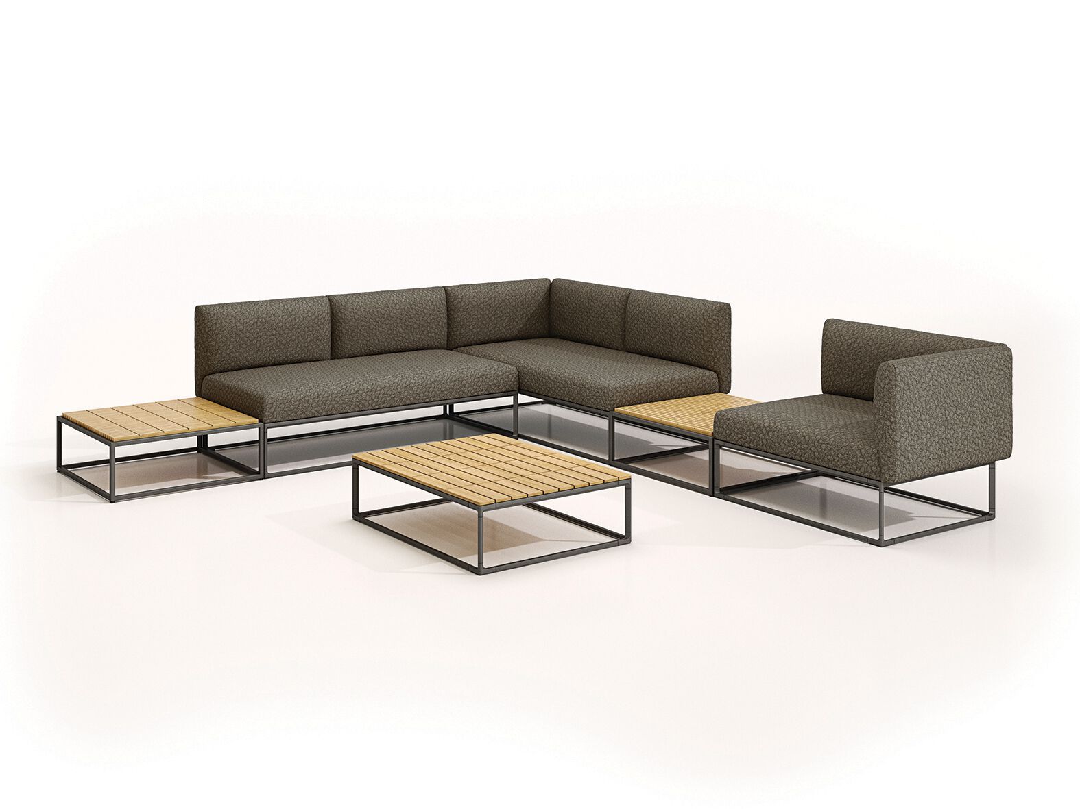 Угловое садовое кресло из ткани Gloster Майя ARCH-00051219 - Вид №6