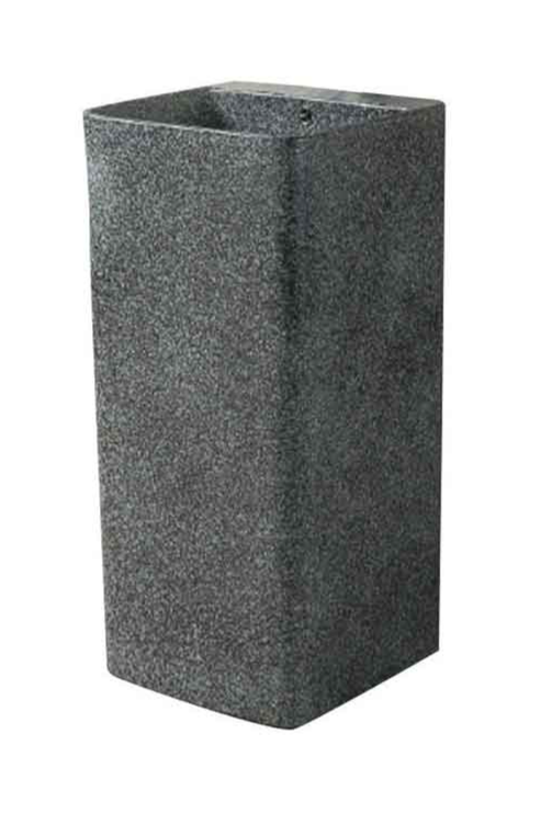 SL-4005MС Раковина керамическая напольная черная матовая LAB.Space 