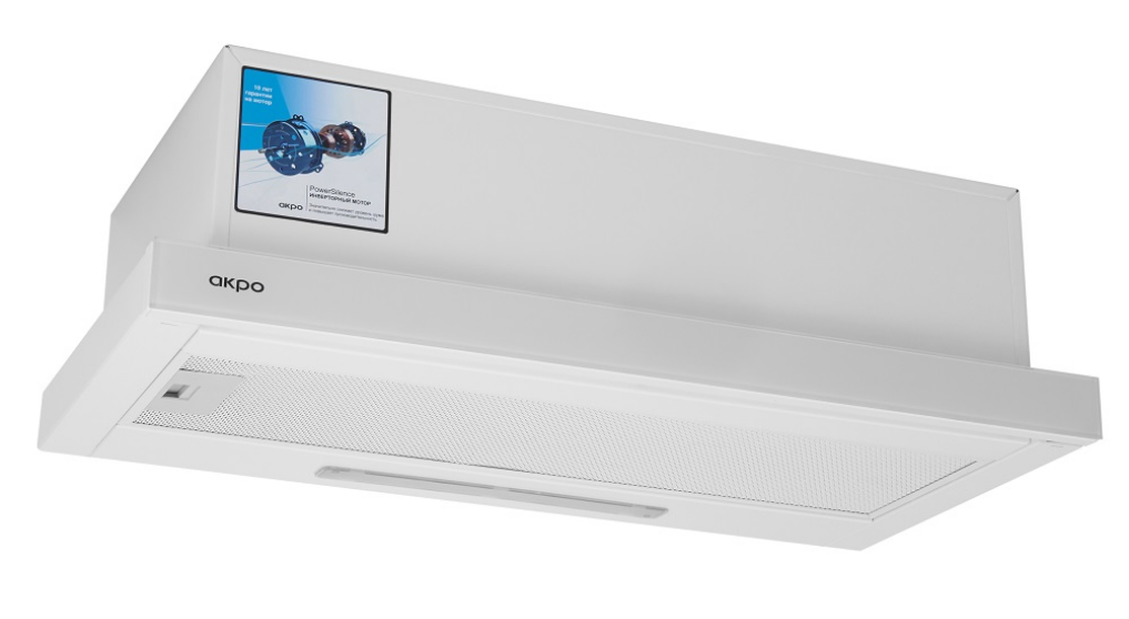 9104412 Вытяжка телескопическая Akpo WK-7 Fogo белый/белый STDN-0001291 - Вид №1
