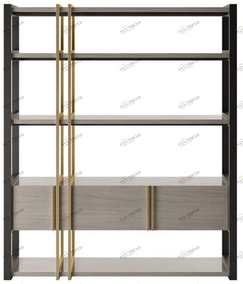 FRATO Открытый отдельно стоящий деревянный книжный шкаф  Ffu030007aah 