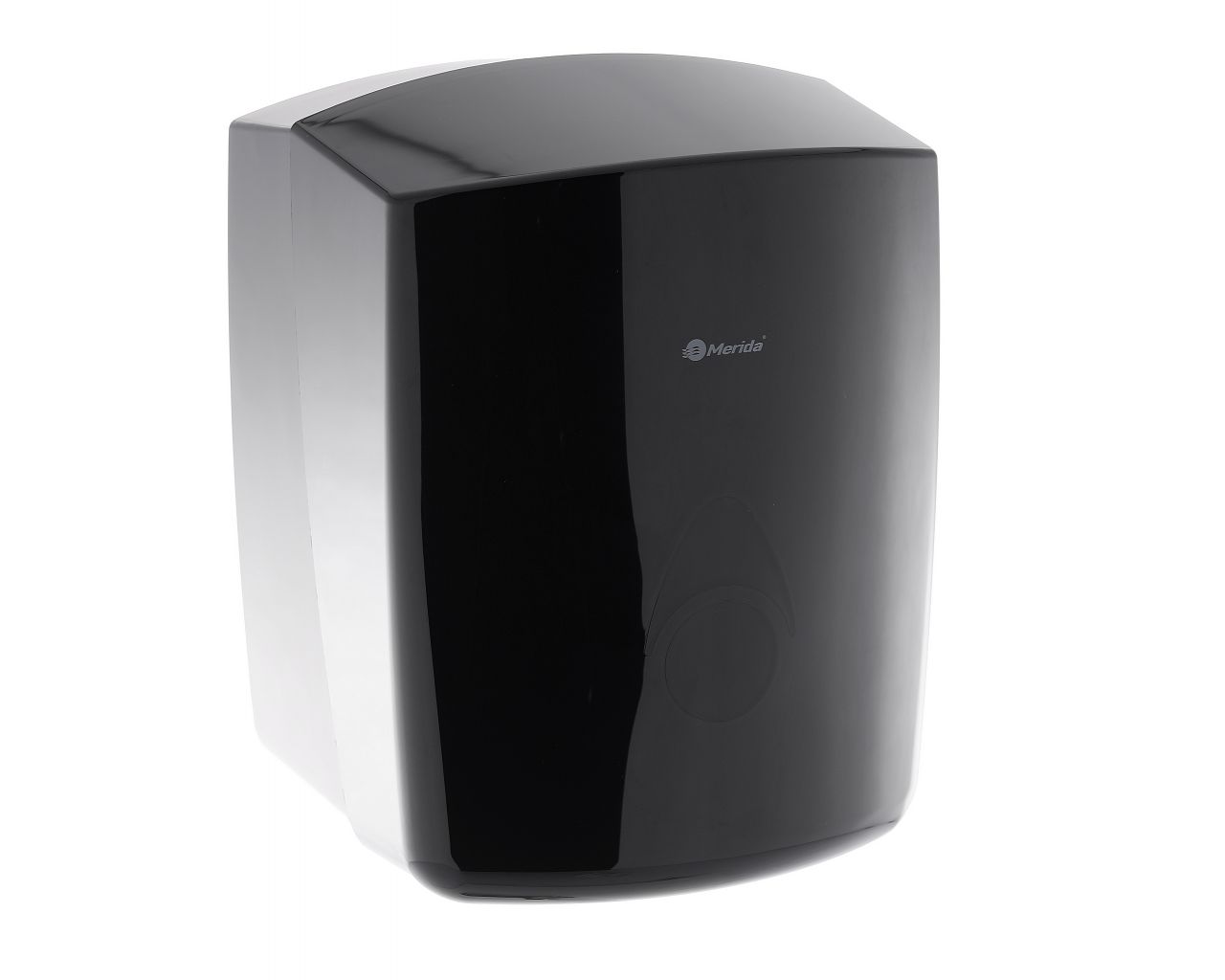 CCC101 Контейнер для бумажных полотенец в рулонах COMO, АБС-пластик, черный Merida 