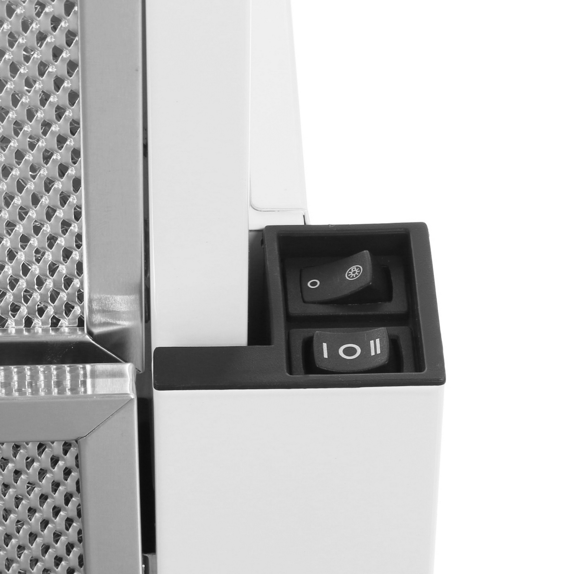 8160078 Вытяжка телескопическая HOMSair FLAT 50 белый/белый STDN-0068978 - Вид №4