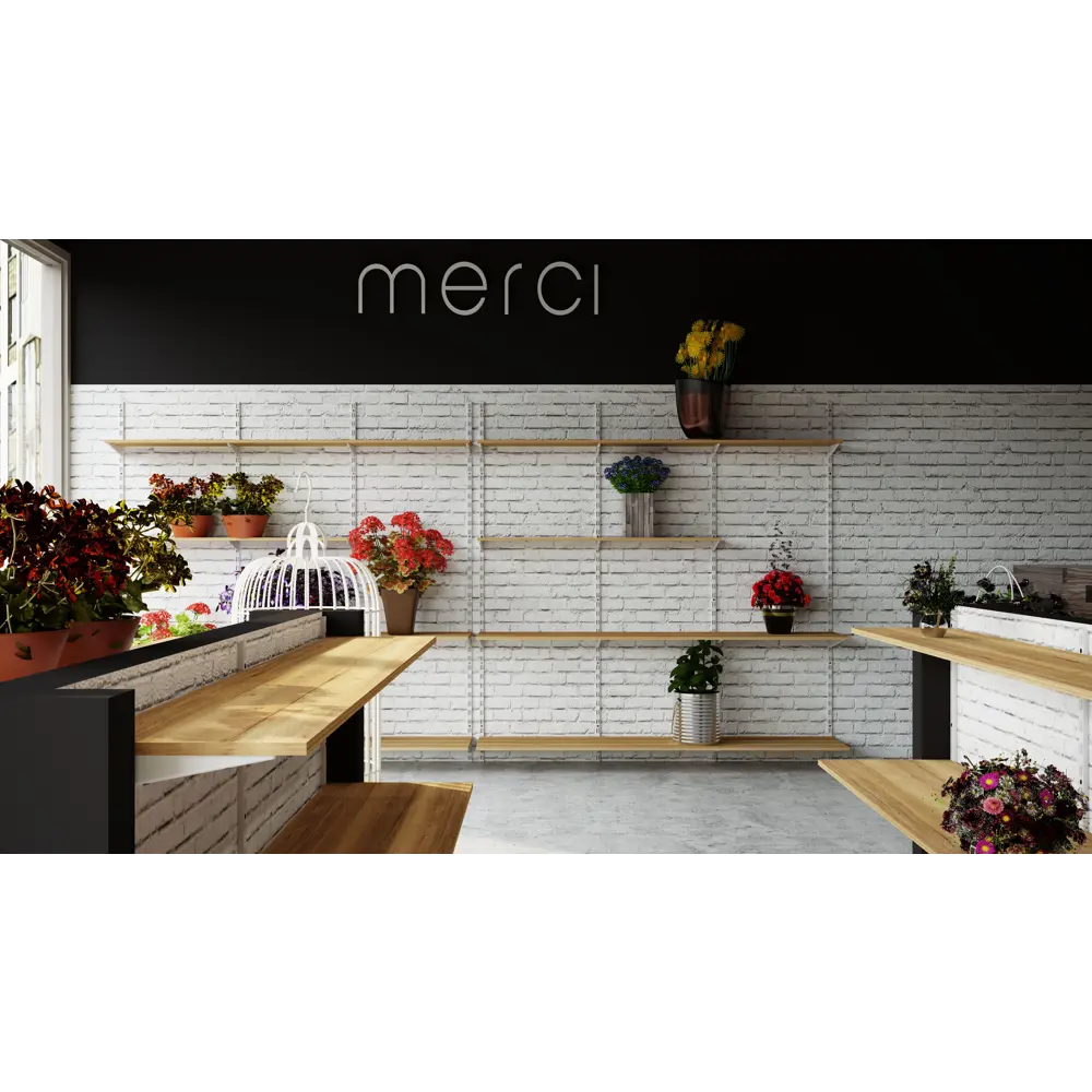 Кронштейн однорядный KONSENSA 40x1.85x7.67 см нагрузка до 50 кг цвет белый 2 шт. 89451692 STLM-2126708  - Вид №7