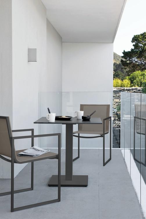 MNST1245 Обеденный стол pca white f8 60см x 60см Manutti Napoli - Вид №3