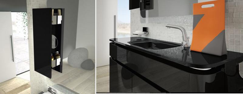 AC07 ACACIA Комплект мебели для ванной комнаты 120х 36х87 см ARDECO Ardeco S. R. L 7983 - Вид №3