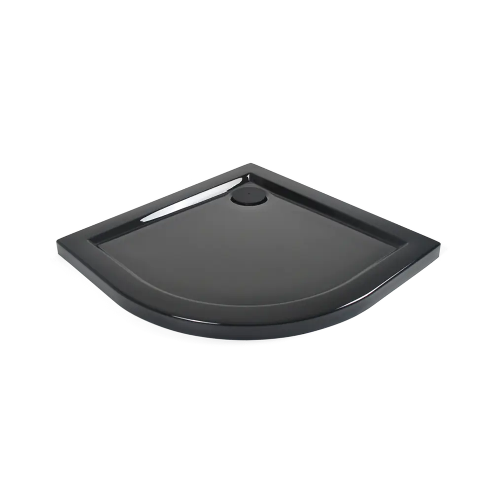 Душевой поддон METAKAM Apart Black угловой 80x80 см с сифоном 89359644 Joy Black STLM-0969215