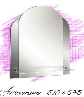 Зеркало Ангелина 510х575 (015) Ангелина МИР ЗЕРКАЛ 2322430 - Вид №1