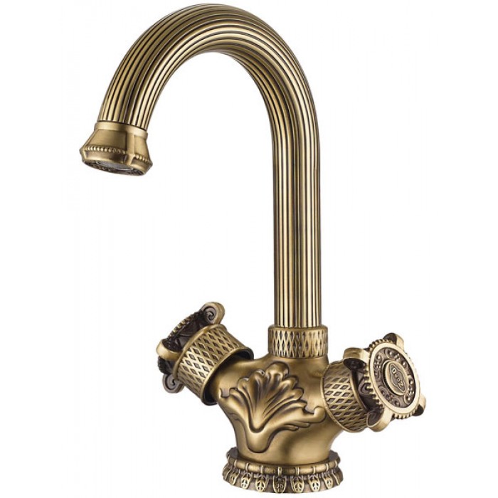 Zorg A 2008U-BR бронза Смеситель для кухни Zorg 234 х 130  - Вид №1